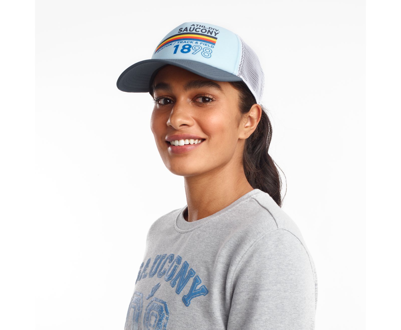 Saucony Foam Trucker Men's Hats Blue | Canada 695LISH